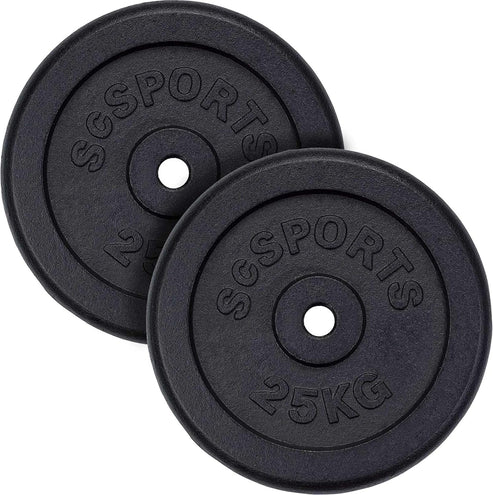Čuguna svaru diski 30/31 mm, 20–120 kg