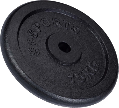 Čuguna svaru disku komplekts 30/31 mm, 15–60 kg