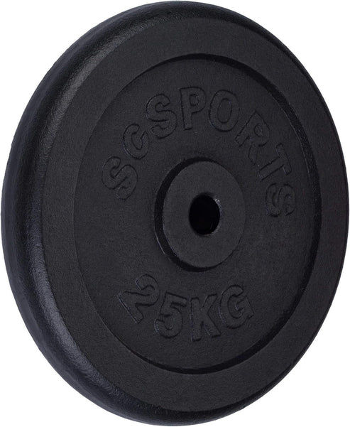 Čuguna svaru diski 30/31 mm, 20–120 kg