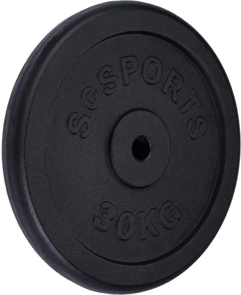 Čuguna svaru diski 30/31 mm, 20–120 kg