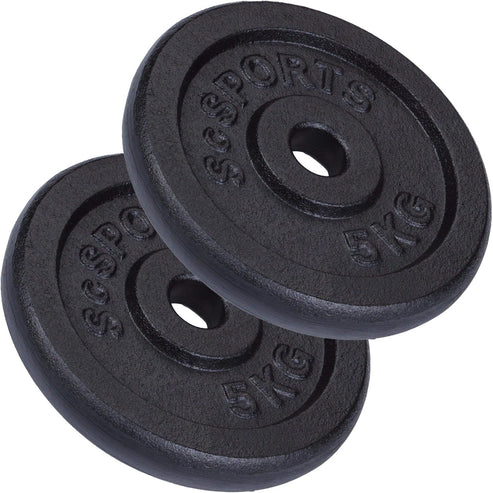 Čuguna svaru disku komplekts 30/31 mm 10–40 kg
