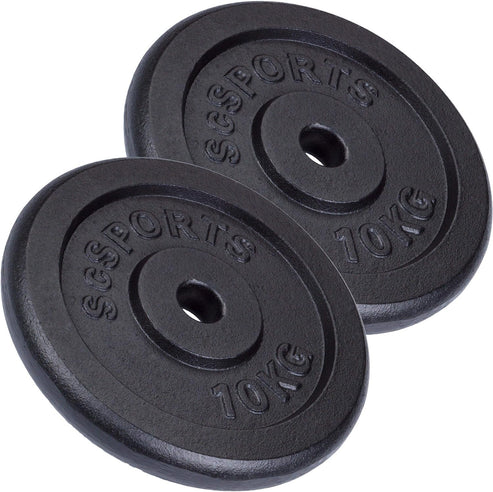 Čuguna svaru disku komplekts 30/31 mm, 15–60 kg