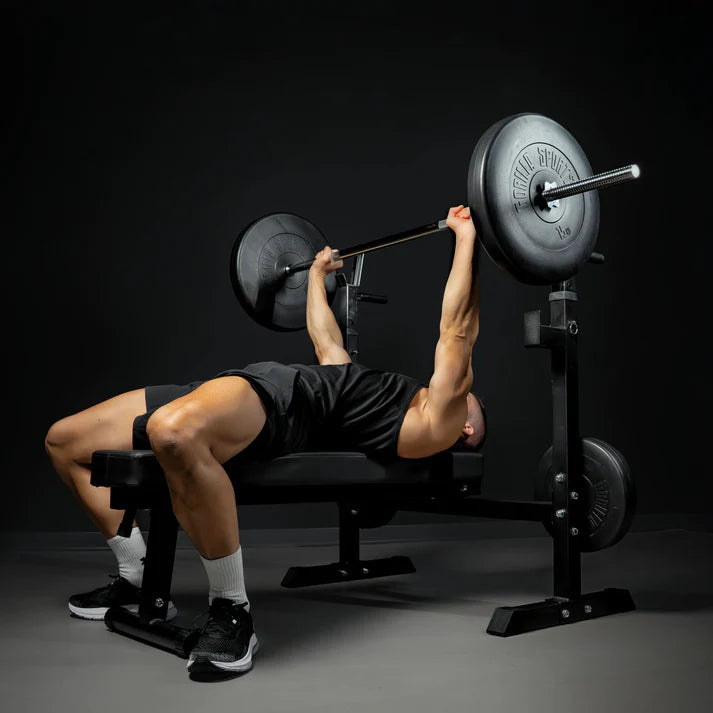 Taisnais svaru stienis 170 cm ar skrūvējamiem fiksatoriem, 30mm
