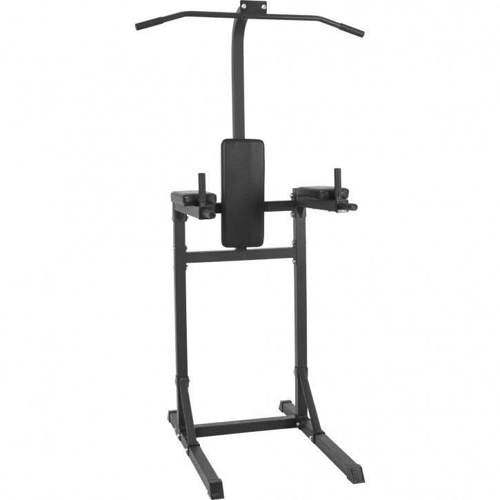 3-In-1 spēka stacija pievilkšanās vingrojumiem un dipiem, Black Edition