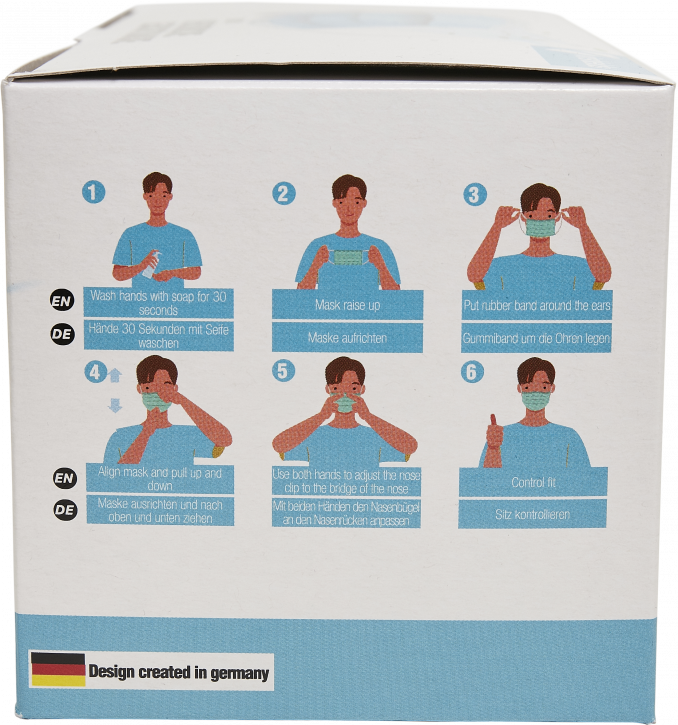 Sejas maskas 50 gab., tips IIR