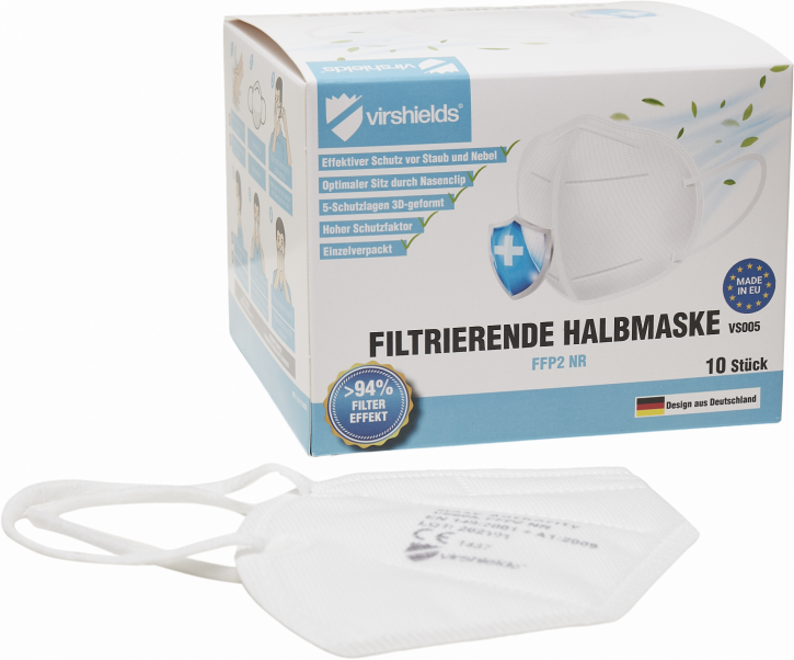 FFP2 sejas maskas 10 gab.