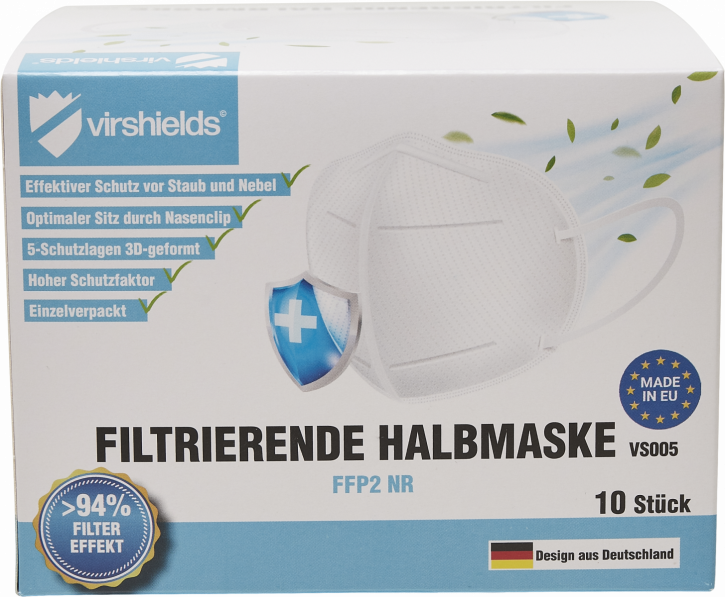 FFP2 sejas maskas 10 gab.