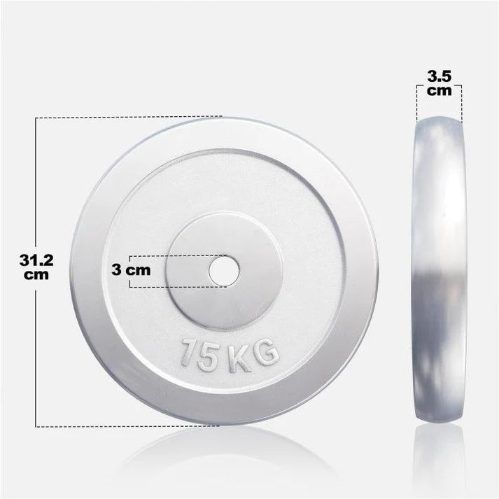 Hromēts svaru disks 15 kg 30 mm