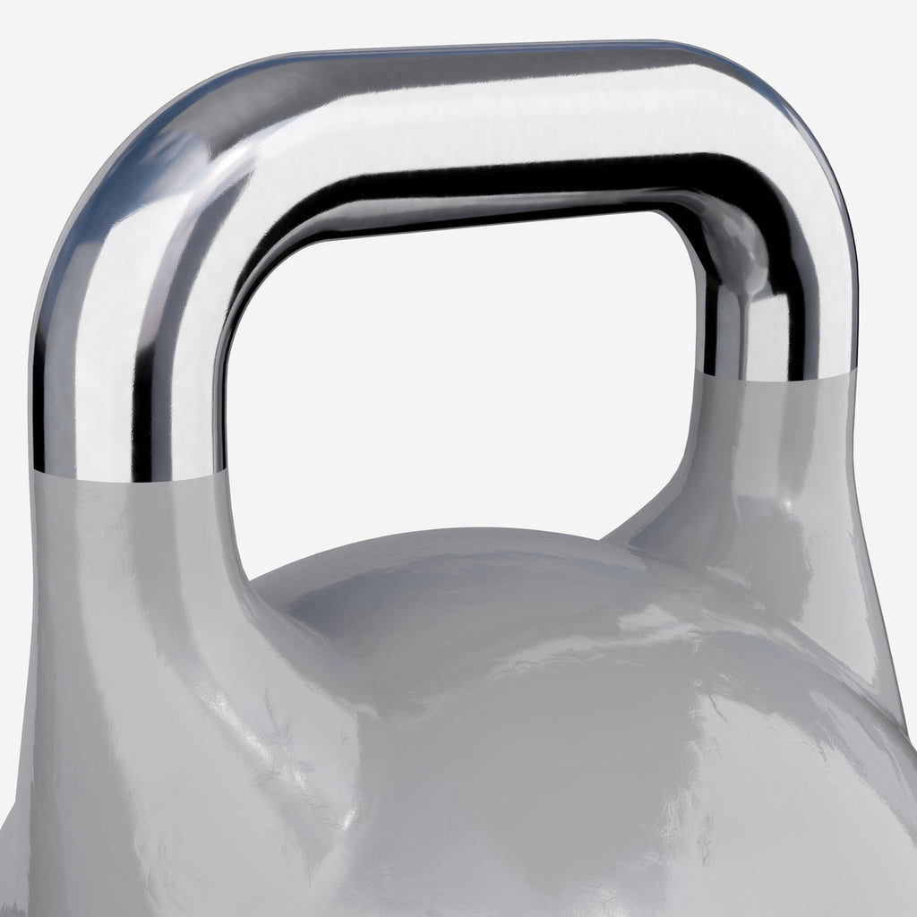 Sacensību kettlebell 36 kg, pelēks, lietais tērauds