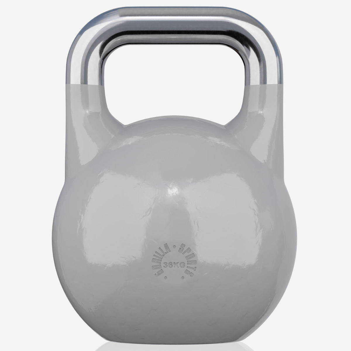 Sacensību kettlebell 36 kg, pelēks, lietais tērauds