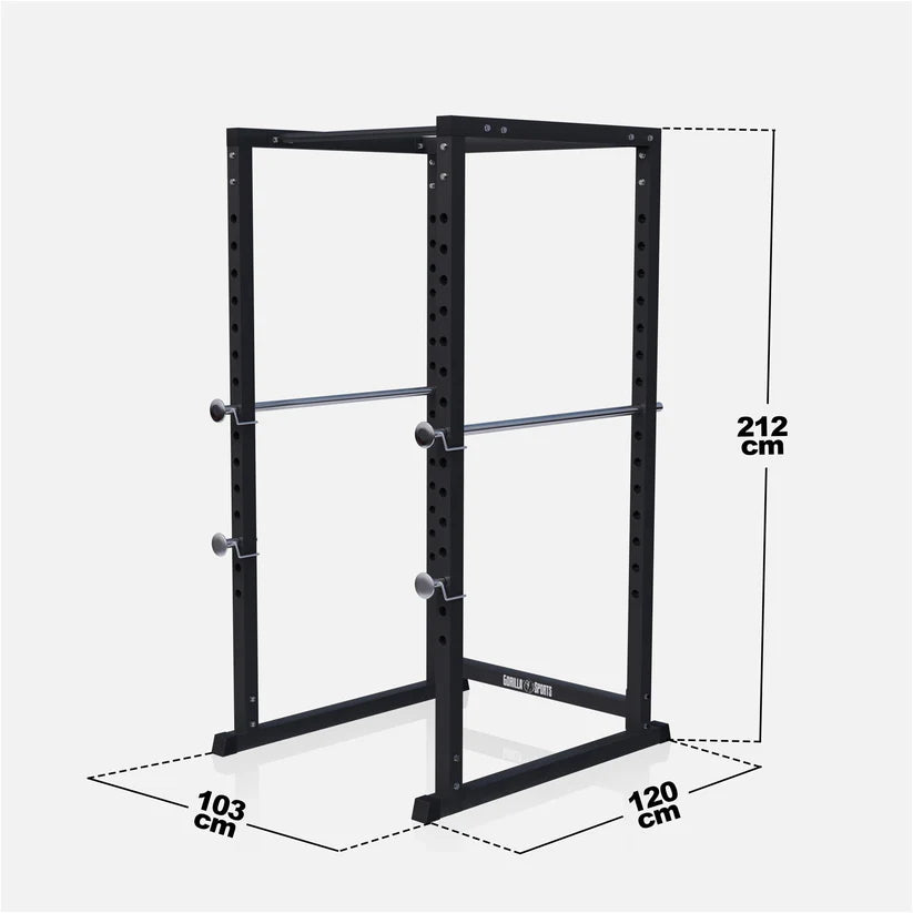 Pietupienu statīvs / Power Rack 200 kg, melns