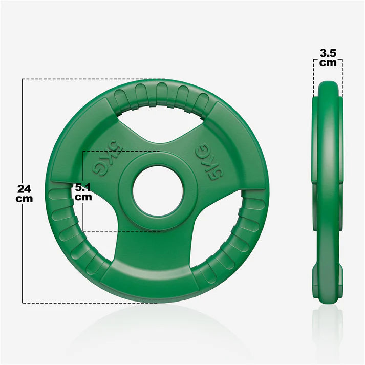 Olimpisko svaru disku komplekts ar rokturiem 30 kg 50mm