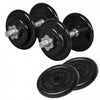 Gumijotu hanteļu komplekts 20 kg + 2 x 5 kg