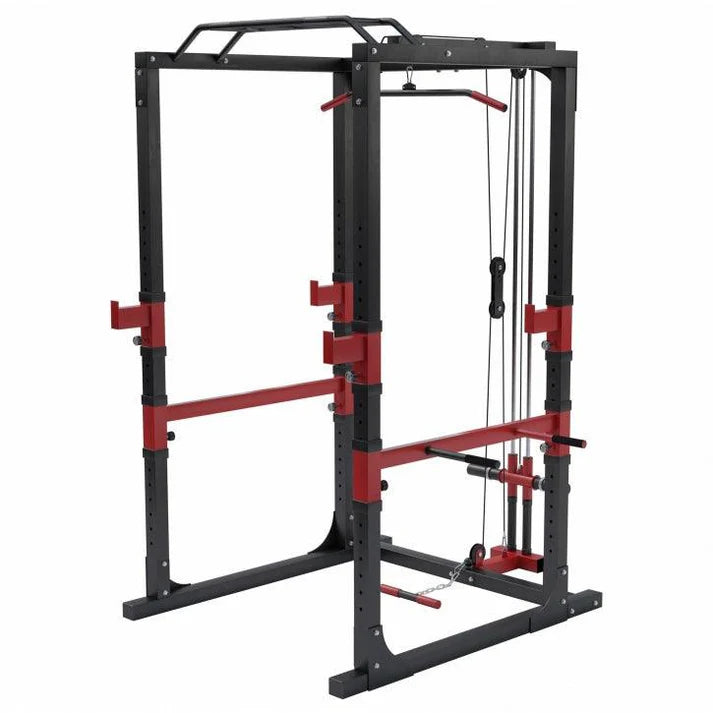 Power Rack pietupienu rāmis ar apakšējo un augšējo bloku