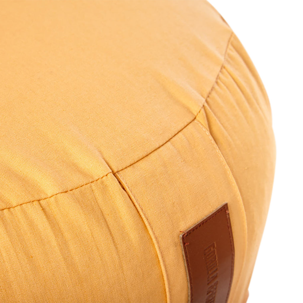 Kokvilnas jogas spilvens 34 x 18 cm, oranžs