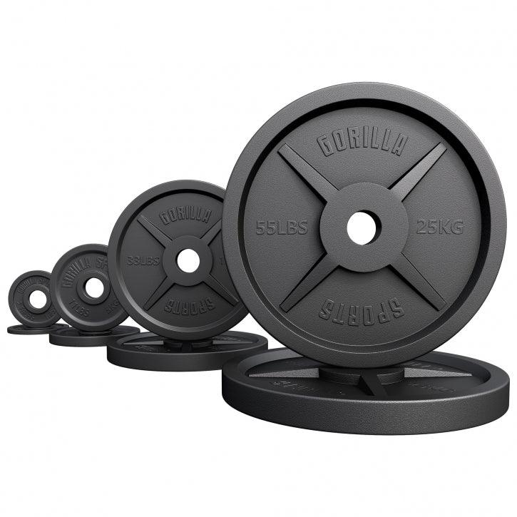 Olympia-levypainosarja 30 kg valurauta 50/51 mm, 6 x 5 kg