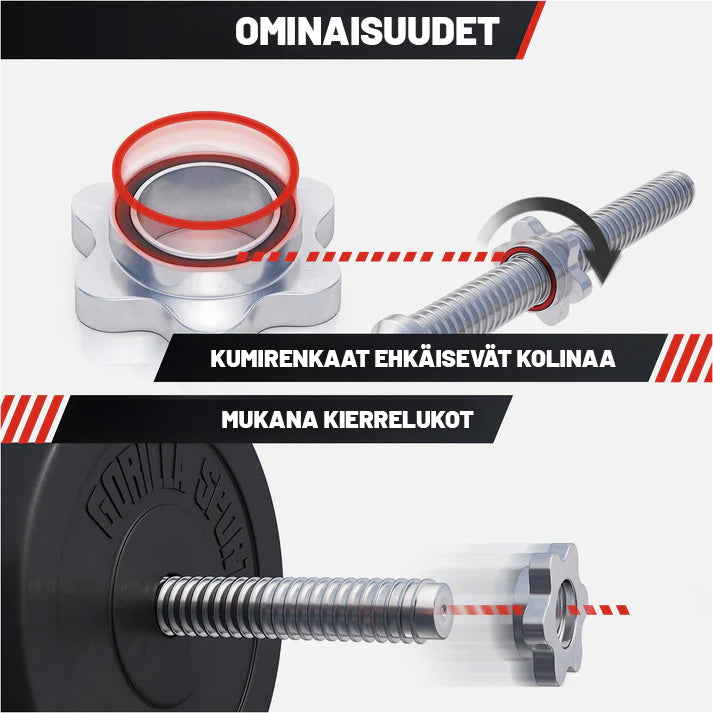 Salokāms svarcelšanas sols + 100 kg svaru stieņa komplekts