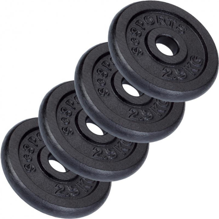 ScSPORTS svaru diski 4 x 2,5 kg, 30 mm