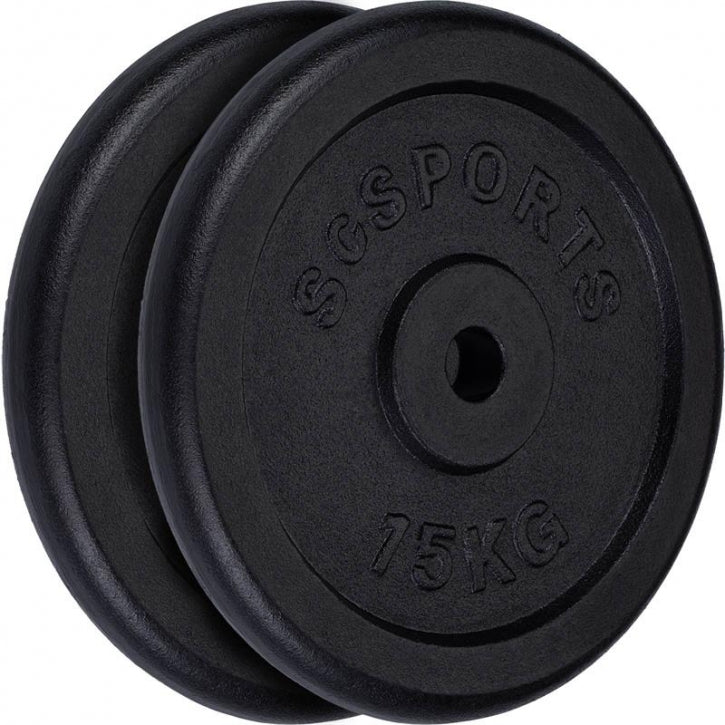 ScSPORTS svaru diski 2 x 15 kg, 30 mm