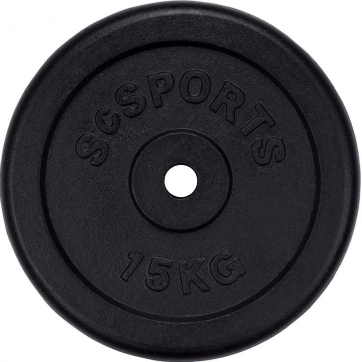 ScSPORTS svaru diski 2 x 15 kg, 30 mm