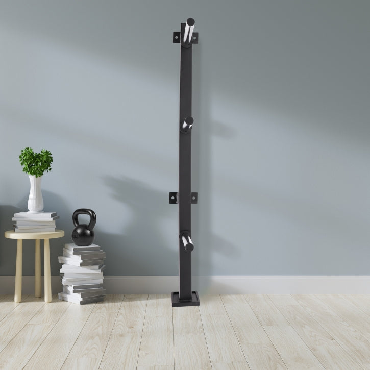 Pie sienas stiprināms svaru disku statīvs 30 mm, 300 kg
