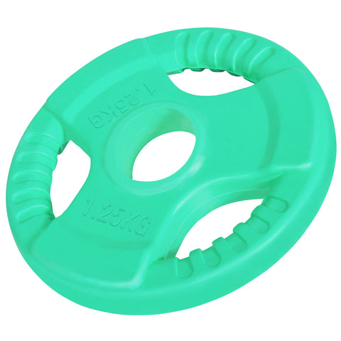 Olimpiskais svaru disks ar rokturiem 1,25 kg 50 mm