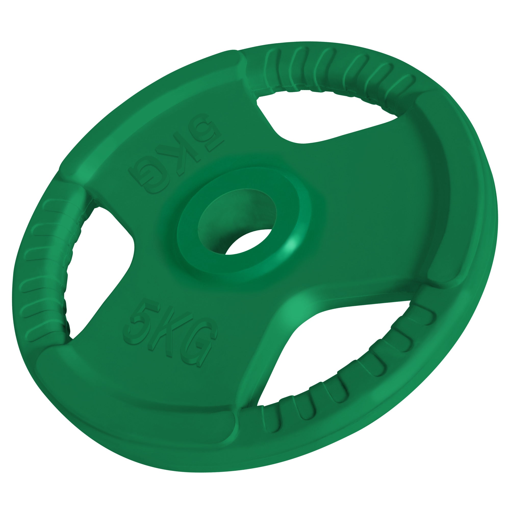 Olimpiskais svaru disks ar rokturiem 5 kg 50 mm