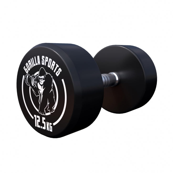 Pro fiksēts hanteļu pāris, ar gumijas pārklājumu, 2,5–15 kg