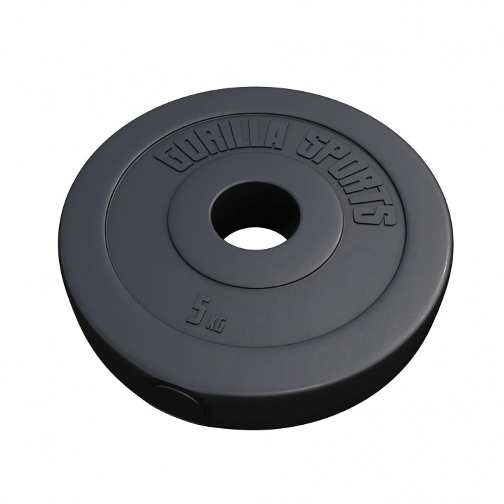 Ar vinilu pārklāts svaru disks 5 kg 50 mm