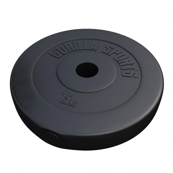 Ar vinilu pārklāts svaru disks 15 kg 50 mm