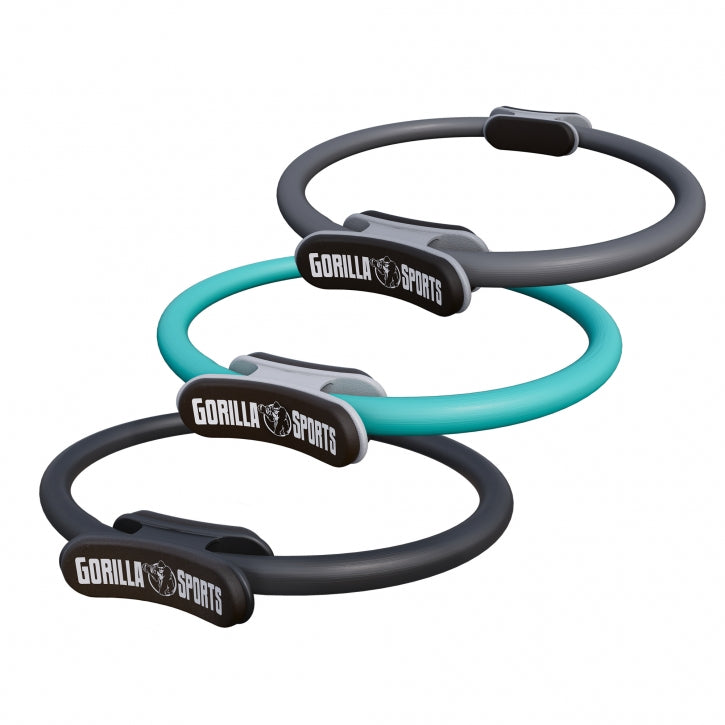Pilates gredzens 36 cm ar ergonomiskiem rokturiem