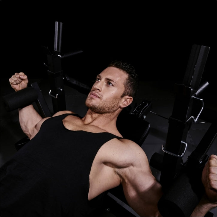 Regulējams daudzfunkcionāls sols max 280 kg, Black Edition