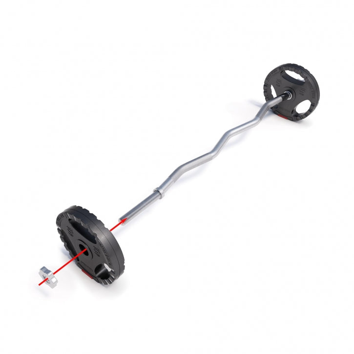 Vinila Tri Grip stieņa komplekts 25 kg