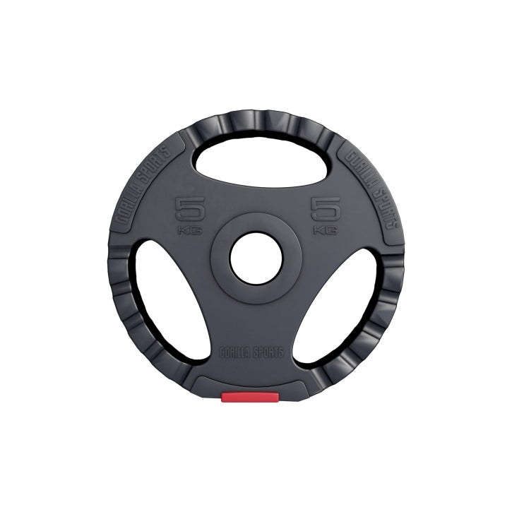 Tri Grip vinila svaru disks 5 kg 50 mm