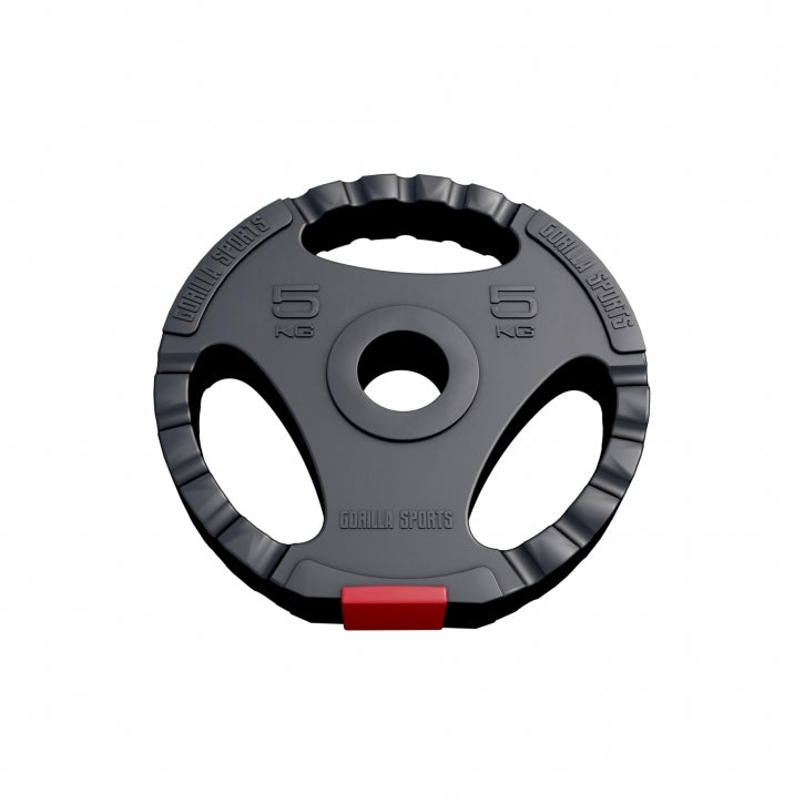Tri Grip vinila svaru disks 5 kg 50 mm