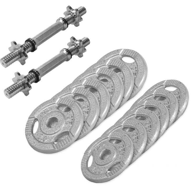 Tri Grip hanteles komplekts 27,5 kg 30 mm