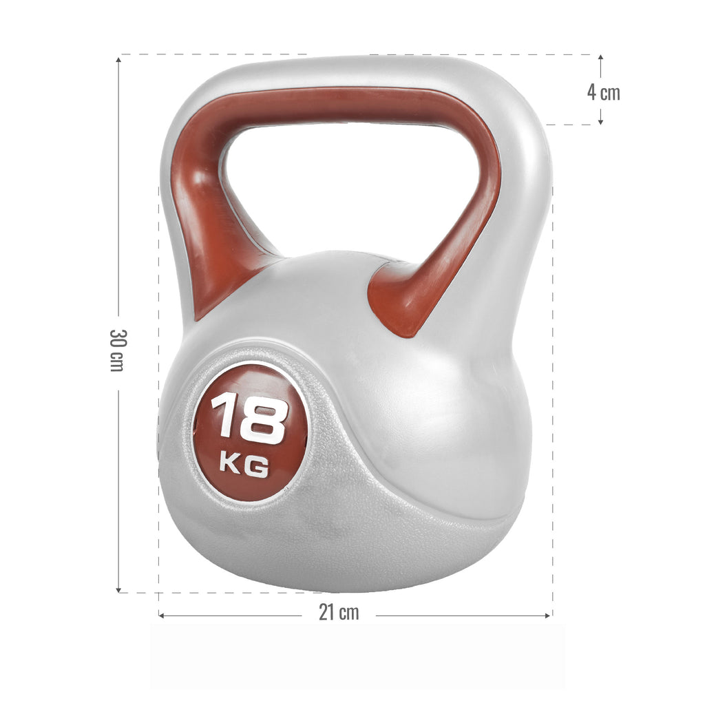 Contrast kettlebell komplekts 113 kg, 2–20 kg mājas treniņiem