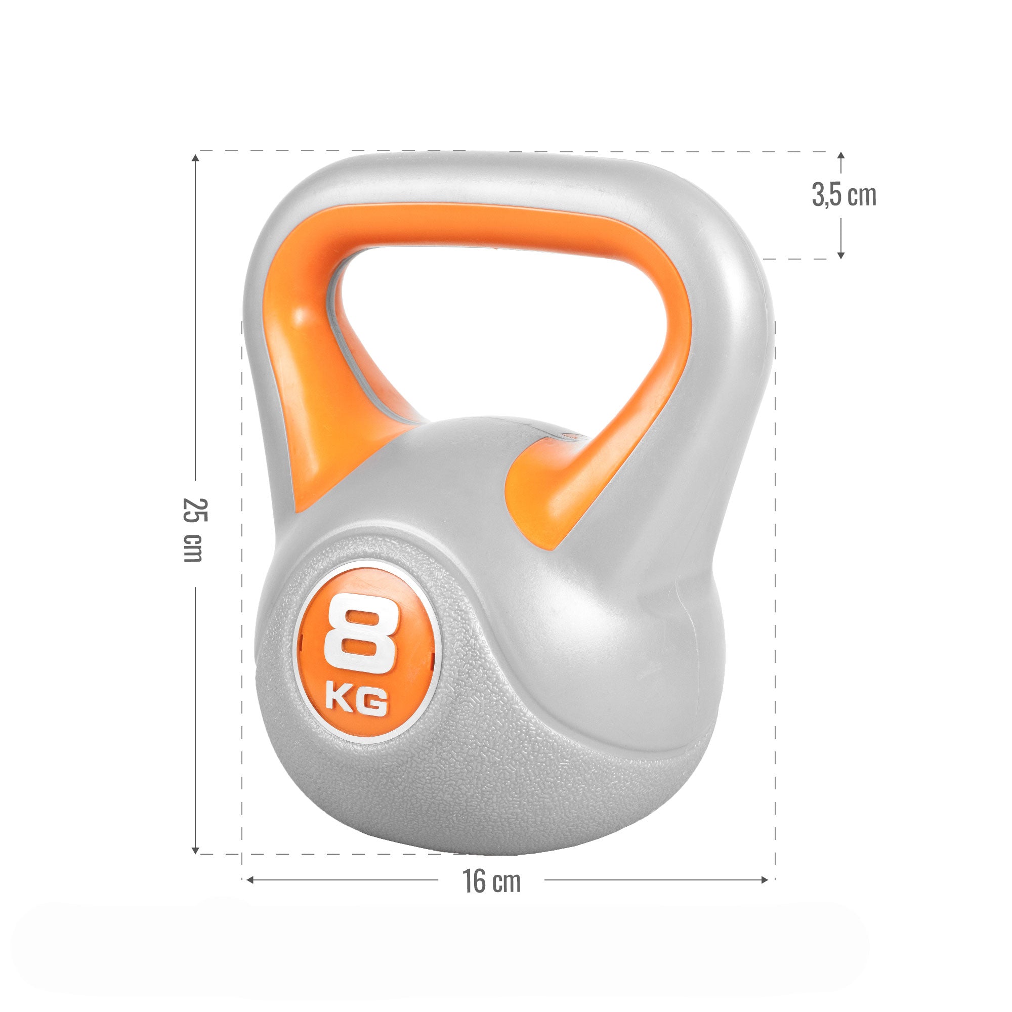 Contrast svarbumbu komplekts 3 kg, 6 kg un 8 kg