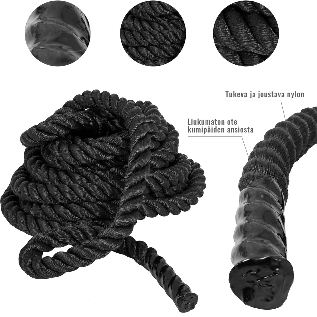 Treniņu virve 13 kg 15 m, Ø 3,8 cm