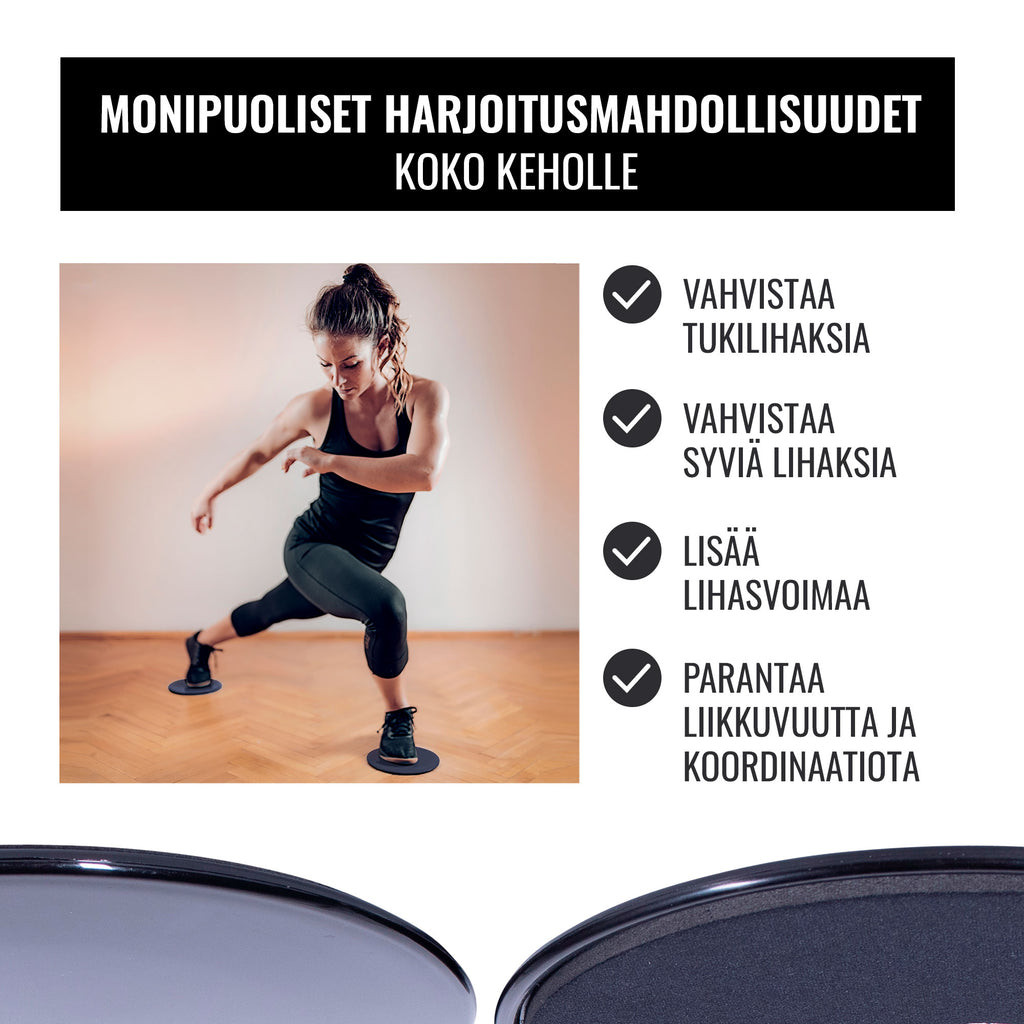 Slīdēšanas diski ar uzglabāšanas maisiņu, 2 gab.