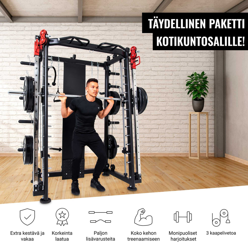 Smith trenažieris XXL ar trim vilkšanas blokiem