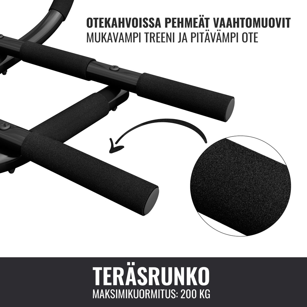 Regulējams vēdera preses sols un 5-in-1 pievilkšanās stienis