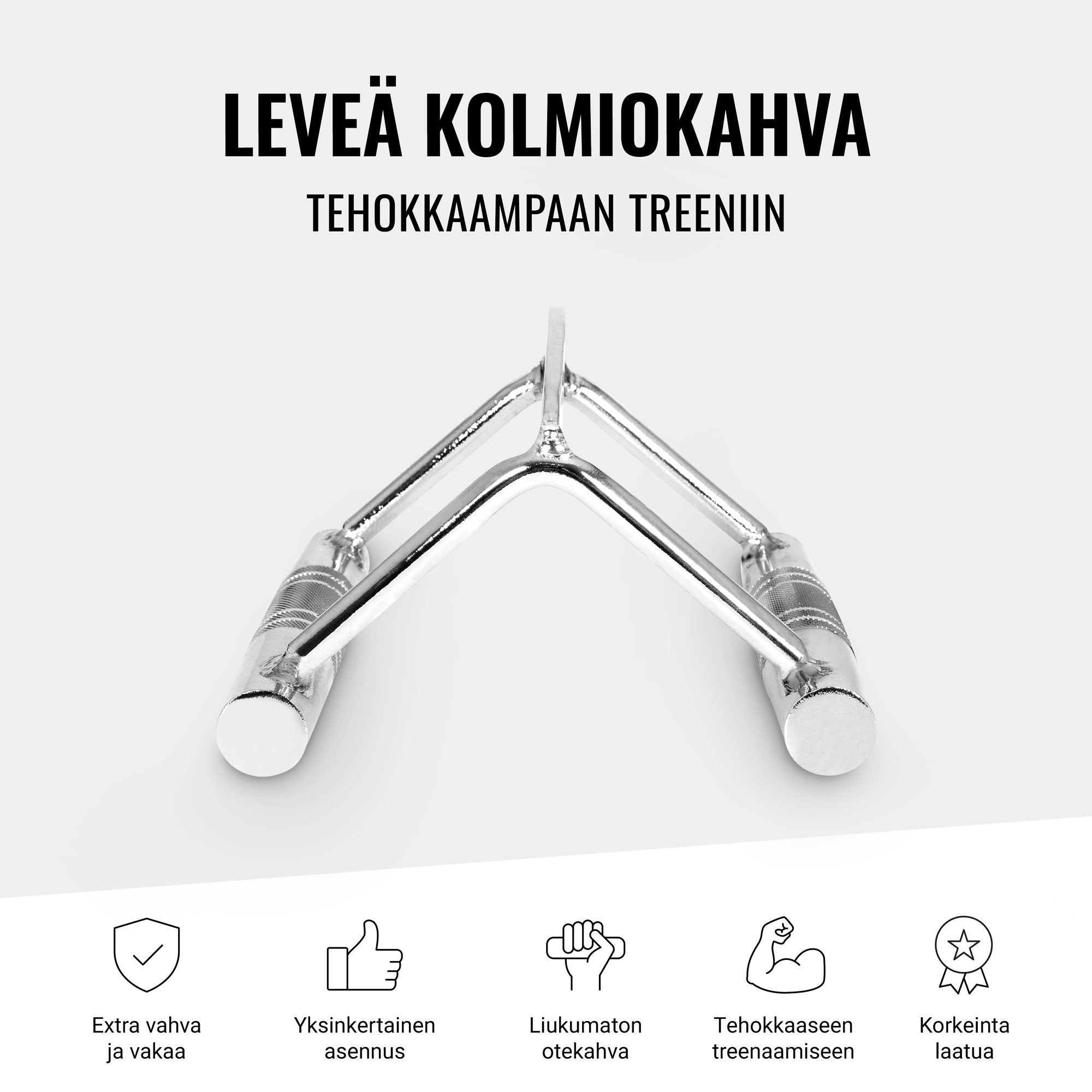 Plats V-rokturis trenažierim 18,5 cm