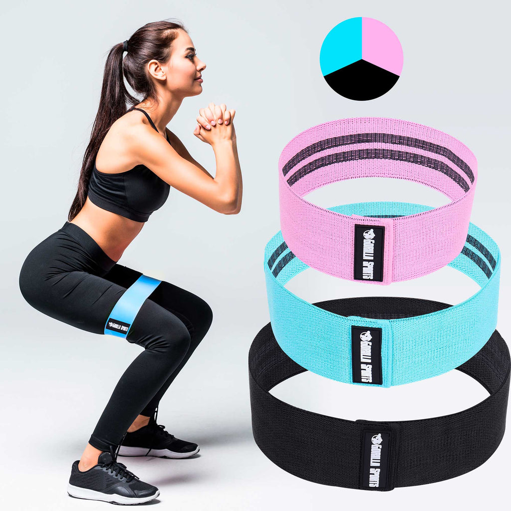 Hip Band pretestības lenta 8,2 cm, dažādas pretestības
