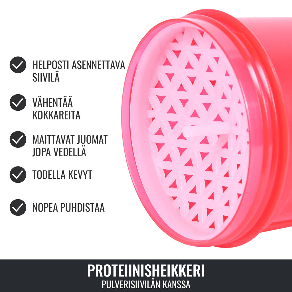 Šeikeris ar pulvera nodalījumu 500 ml