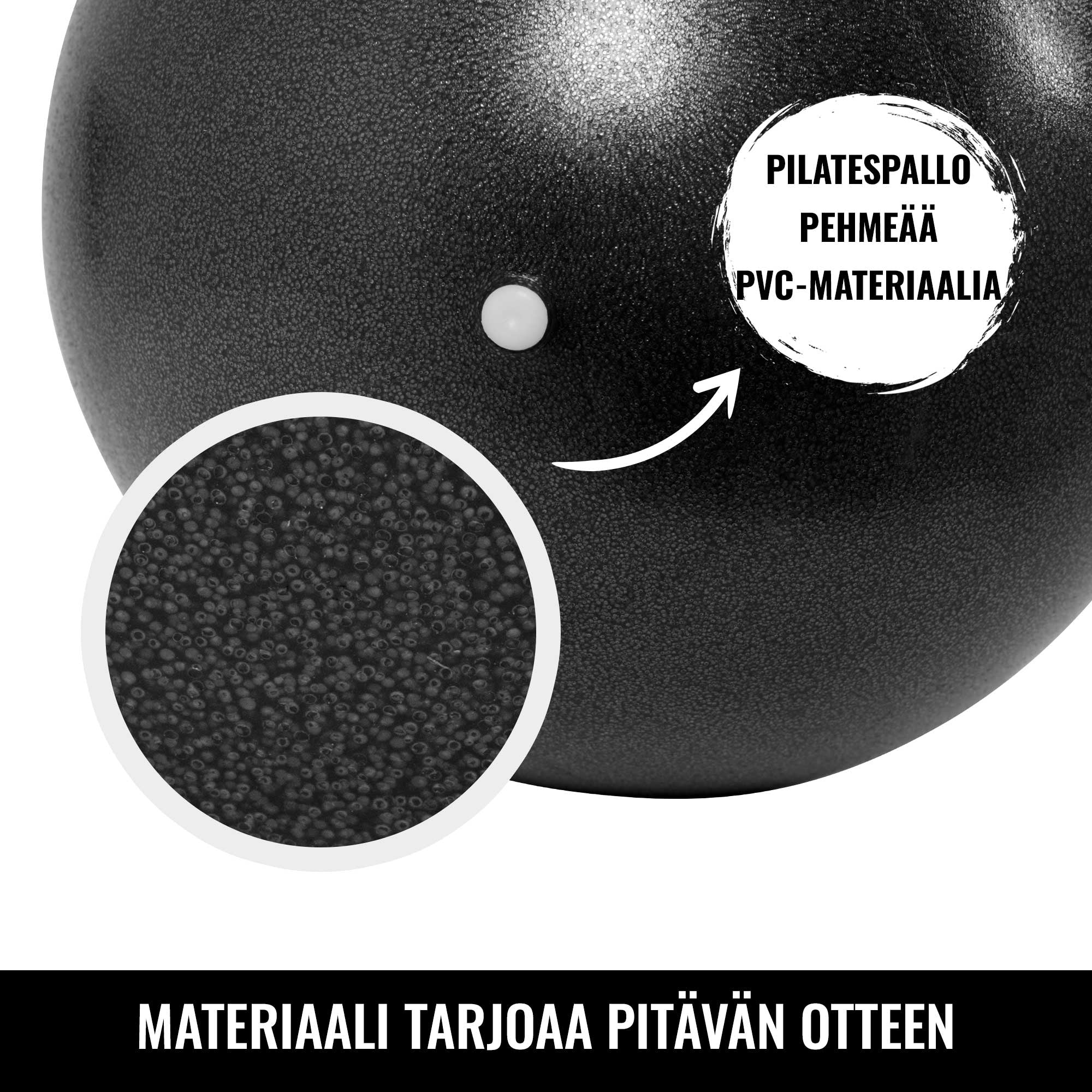 Pilates bumba 22 cm ar pumpi