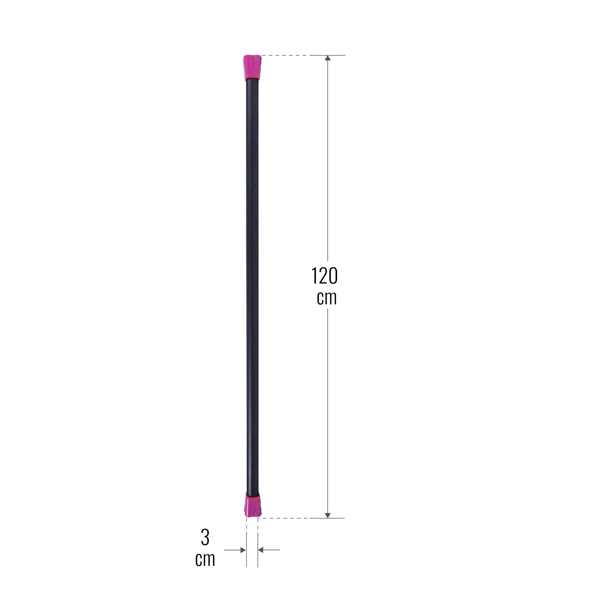 Aerobika Bar 1–10 kg – fiksēta svara grupu treniņu stienis