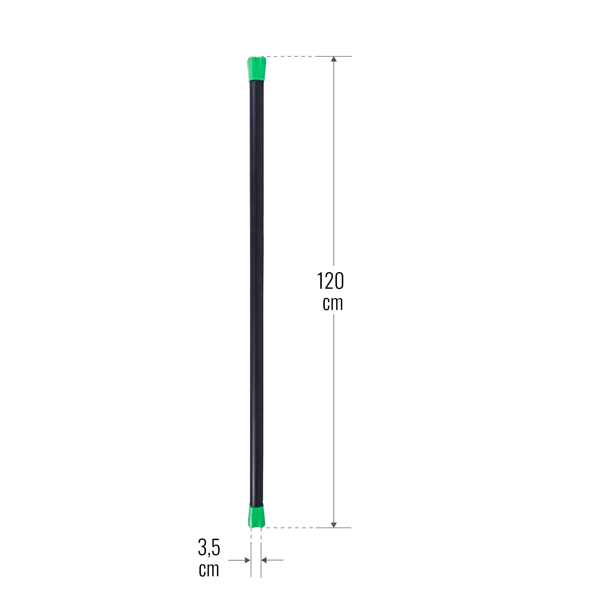 Aerobika Bar 1–10 kg – fiksēta svara grupu treniņu stienis