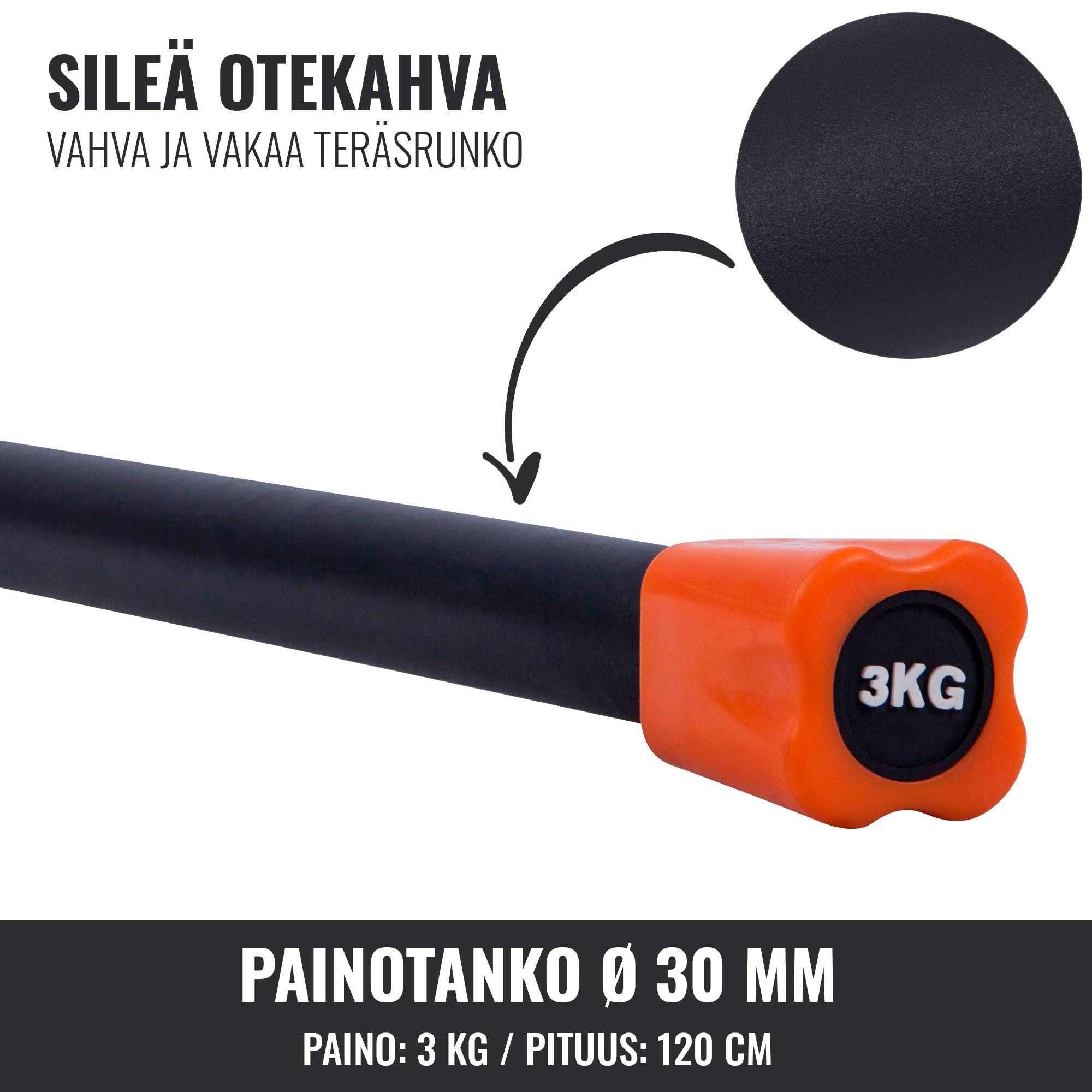 Aerobika Bar 1–10 kg – fiksēta svara grupu treniņu stienis
