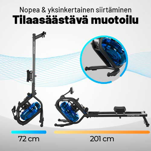 River AXR PRO airēšanas trenažieris ar ūdens pretestību